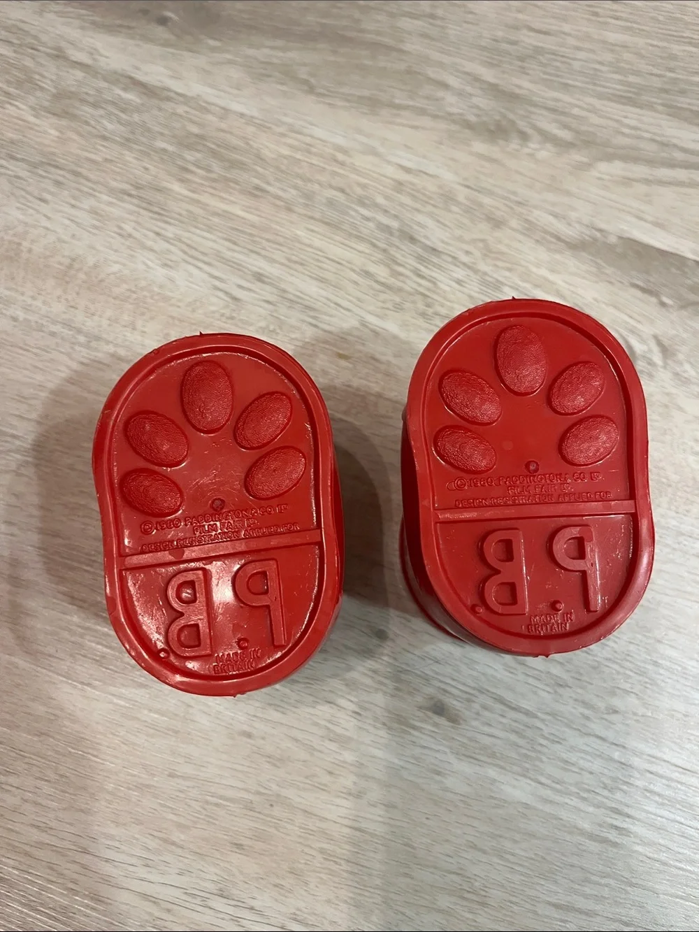 Paddington Bear Bright Red Boots, Made in Britain